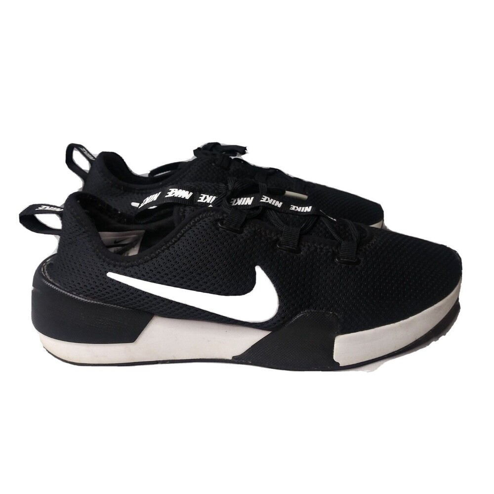 Nike Ashin Modern Run Sneakers Womens Size 11 Shoes Black White Swoosh